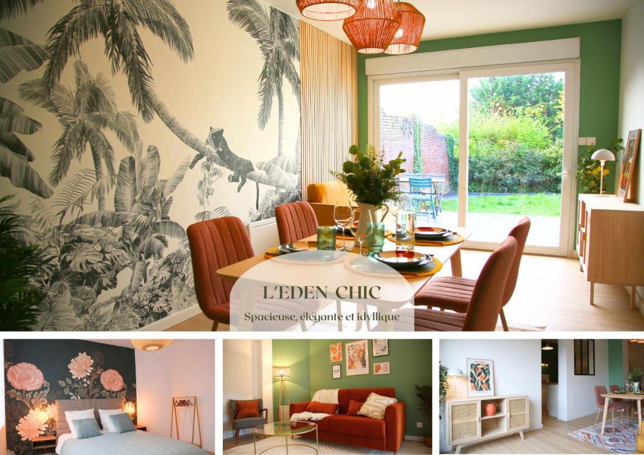 L'Eden Chic - Balneo - Jardin - Parking Gratuit Apartment Arras Exterior foto